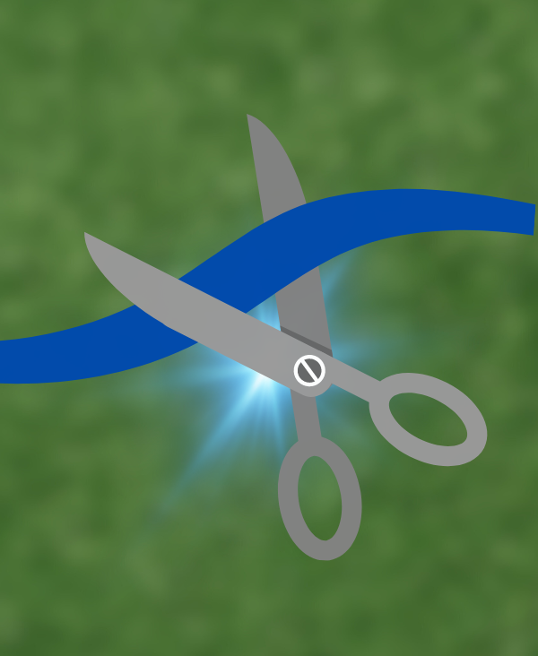 Bond Program Ribbon Cutting Scissors